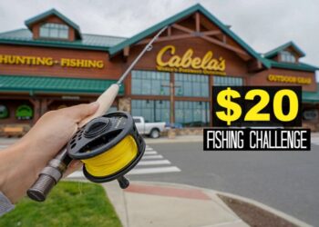 $20 Cabelas FLY Fishing Challenge!! (Surprising!)