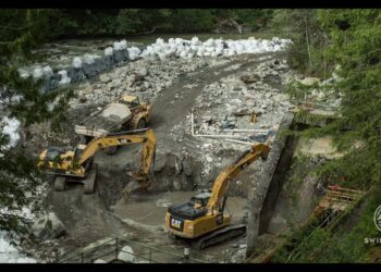 Dam removal time-lapse on Washington’s Middle Fork Nooksack River