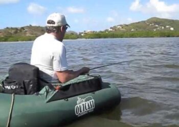Antigua Fly Fishing & Light Tackle Charters: Fishing for Tarpon from Float Tubes