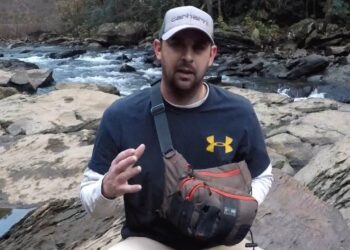 FISHING GO BAG, creek wading tackle sling bag