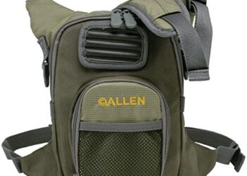 Allen Fall River Fishing Chest Pack, Olive , 33-inch