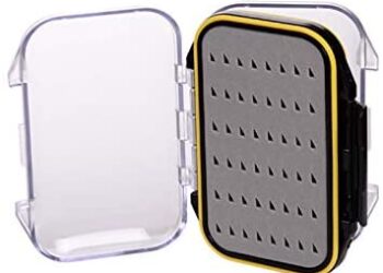 Aventik Waterproof Fly Box Easy Grip Foam Fishing Tackle Box