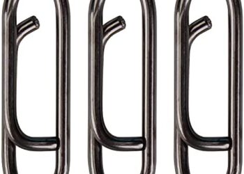 Faveten Fishing Tackle, Power Clips, Fly Fishing Accessories Speed Connector Stainless Steel Quick Change Lures for Fishing Line Leader Baits Hooks Weights 50 Pcs (Test 50-135 Pound)