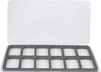 Keenso Fishing Tackle Organizer, ABS Magnetic Fly Fishing Storage Box Fish Hook Lure Tackle Case with Foam Accessory