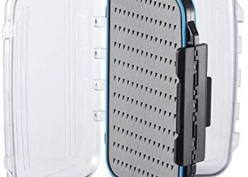 Magreel Fly Fishing Box Two-Sided Waterproof Lightweight Fly Box Easy Grip Transparent Lid Fly Fishing Lures Box Multiple Sizes