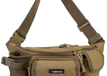 Piscifun Fishing Bag Portable Outdoor Fishing Tackle Bags Multiple Waist Bag Fanny Pack