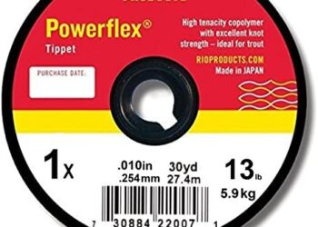 Rio Fly Fishing Tippet Big Nasty Tippet 10Lb 30yd Fishing Tackle, Clear
