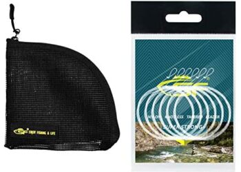 SF Pre-Tied Loop Fly Fishing Tapered Leader Nylon(6 Packs) 7.5ft 9ft 12ft 0X 1X 2X 3X 4X 5X 6X 7X