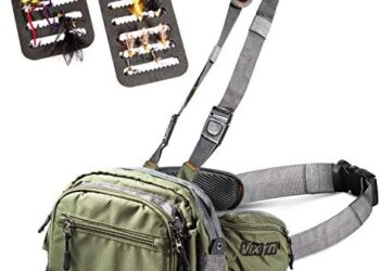 VIXYN Fly Fishing Waist Pack – Lightweight Fishing Fanny Pack and Tackle Storage Hip Bag