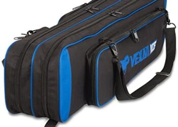 Vexan ICE Fishing Rod & Tackle Bag 36″ Soft Case and Multi-Piece Fly Rods Box. Fit up to 36″ Rods and Rod Pieces. Blue to match your Clam ICE house