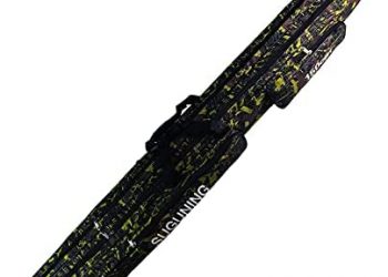 SUGUNING Fishing Rod Carrying Case Folding Storage Fishing Pole Case Portable Small Tackle Bag Cool Fishing Pole Gear Waterproof Fishing Pole Cover Equipment Nylon Fishing Carrier Accessories Fishing Backpack with Rod Holder Fly Fishing Case Carry Stuff Fishing Organizer Ice Fishing Pole Case Tackle Box Bag Fishing Pole Carrier Fly Rod Tube Fishing Gear Storage Fishing Backpack Tackle Bags Simple Fishing Reel Bag Gifts for Fishing Travel Outdoor Golf for Men Dad Fishermen with 2 Layer, 150 cm