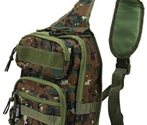 OSAGE RIVER Fishing Sling Bag, Water Resistant Tackle Storage