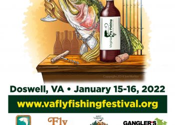 virginia fly fishing festival poster