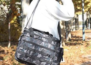 CALIDAKA Fishing Tackle Bags Oxford Cloth Fishing Bag Oxford Cloth Fishing Bag Outdoor Large Capacity Adjustable Strap Two Way Zipper Fishing Tackle Storage Bags