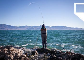 First Paiute woman fly fishing guide at Pyramid Lake