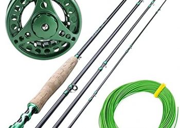 BHVXW 2.7M Fly Fishing Rod Set #5/6 Fly Rod and Fly Reel Combo with Fishing Line Set Fishing Rod Tackle