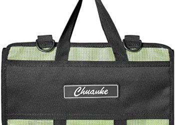 Chuanke Lure Bag 6 Pocket PVC Protective Cover Durable Fishing Bag Trolling Lure Tackle Box 48″ x 21″