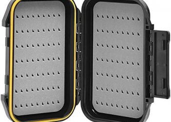 SF Fly Fishing Box Small Waterproof Double Sided Pocket Floatable Ice Fishing Jig Head