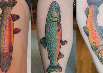 Permanent Fly-Fishing Art by Tattooist AJ McGuire