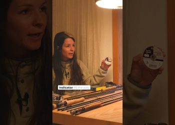 Katka Svagrova explains her Euro nymphing leader setup #flyfishing #euronymphing