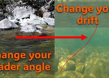 How changing leader angles changes your Euro nymphing drift